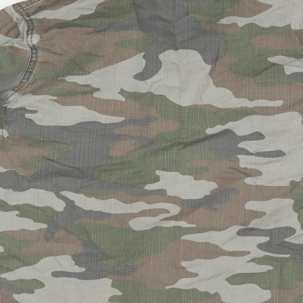 Topshop Womens Green Camouflage  Jacket  Size 10