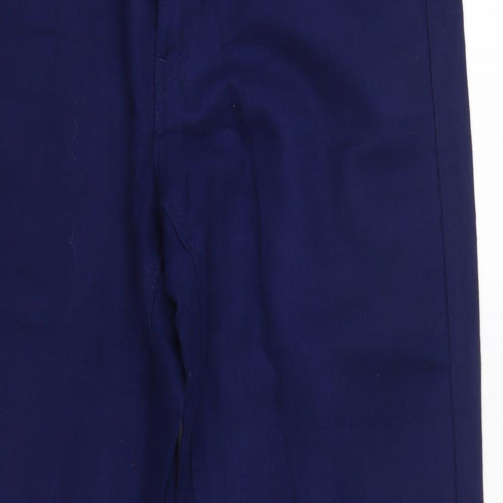 Samuel Windsor Mens Blue  Cotton Trousers  Size 34 in L31 in Regular  - Moleskin