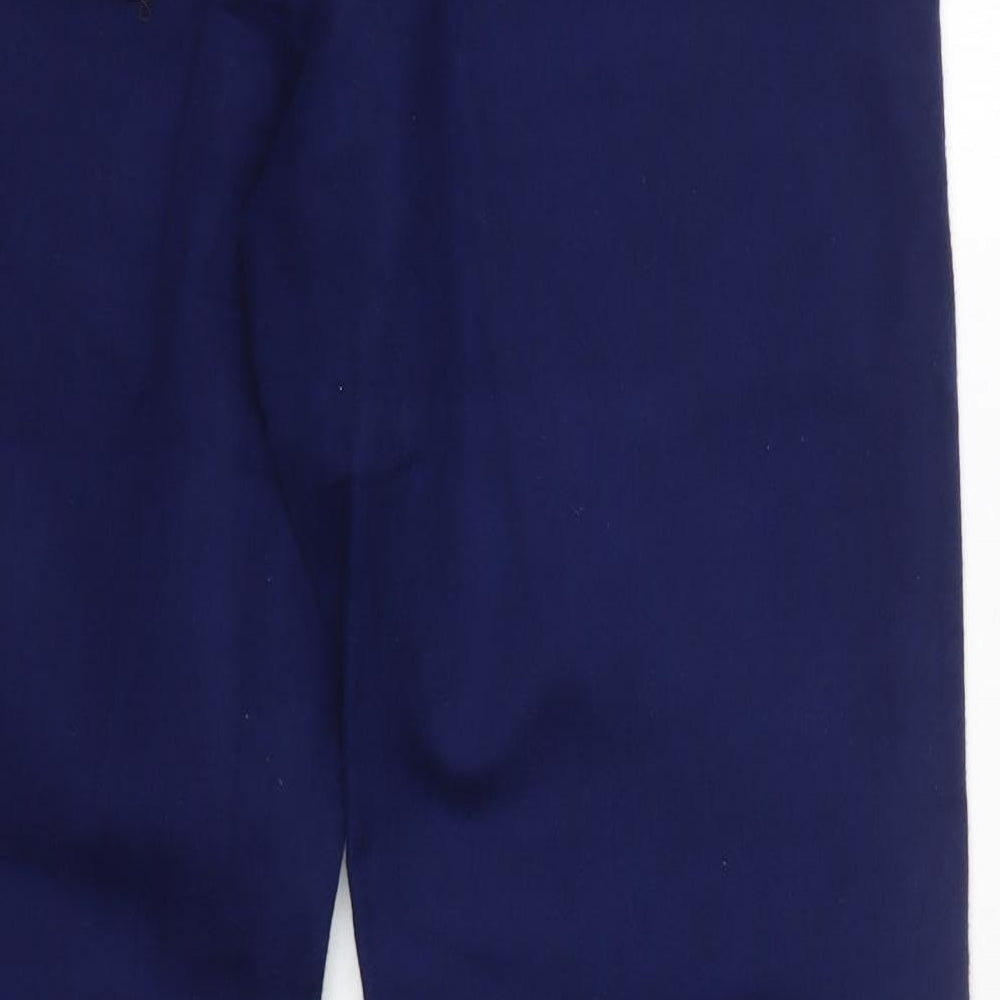 Samuel Windsor Mens Blue  Cotton Trousers  Size 34 in L31 in Regular  - Moleskin