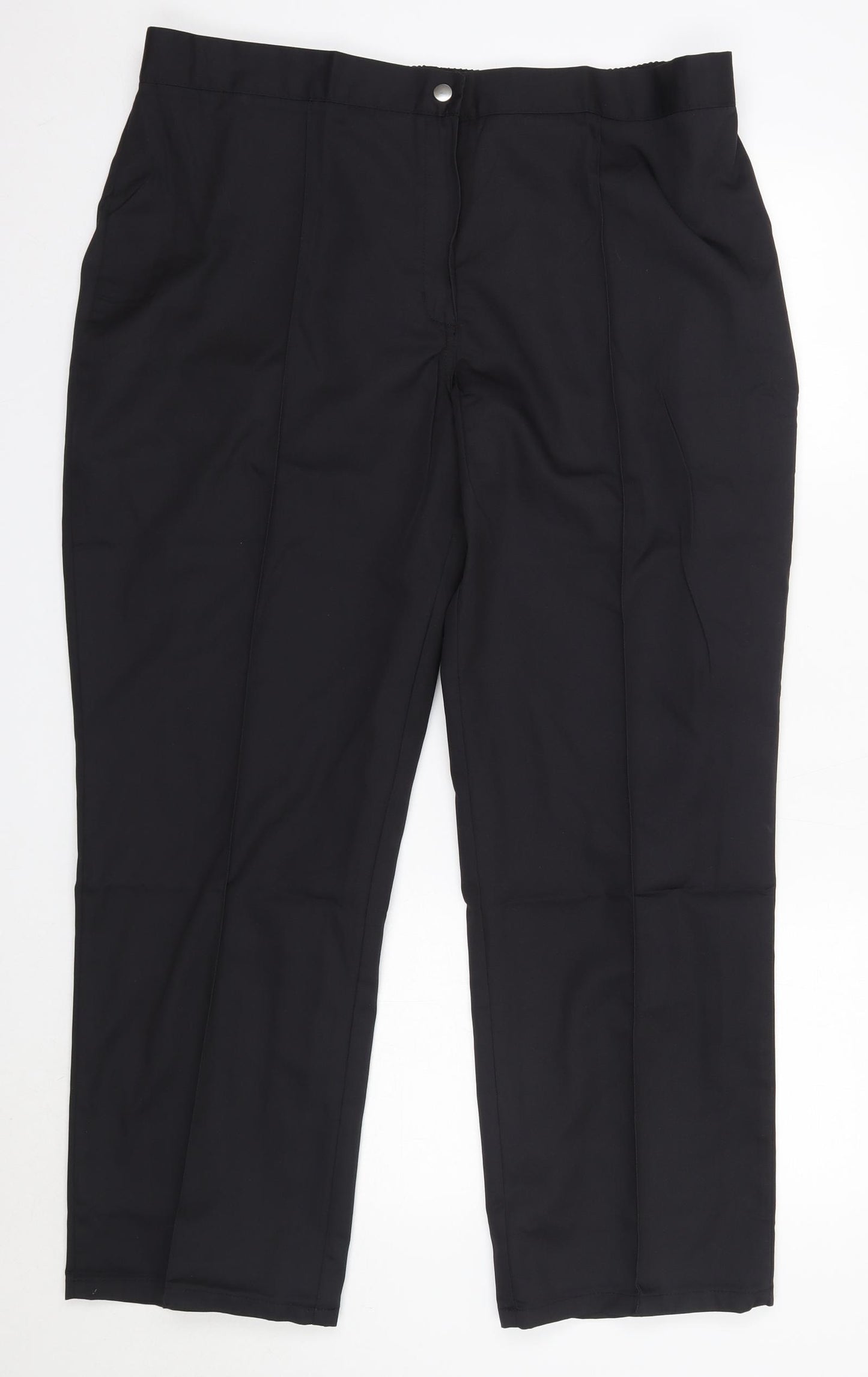 Alexandra Womens Black  Polyester Dress Pants Trousers Size 20 L29 in Regular