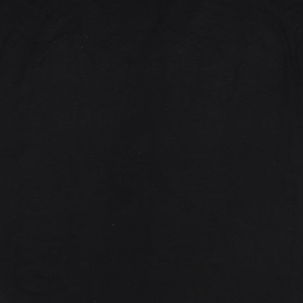 Matalan Womens Black Round Neck  Viscose Pullover Jumper Size L