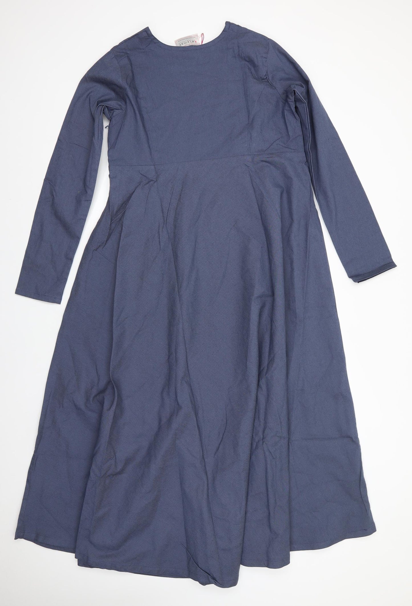 Islamic Impressions Womens Blue   Fit & Flare  Size 24  Round Neck  - Slate Blue