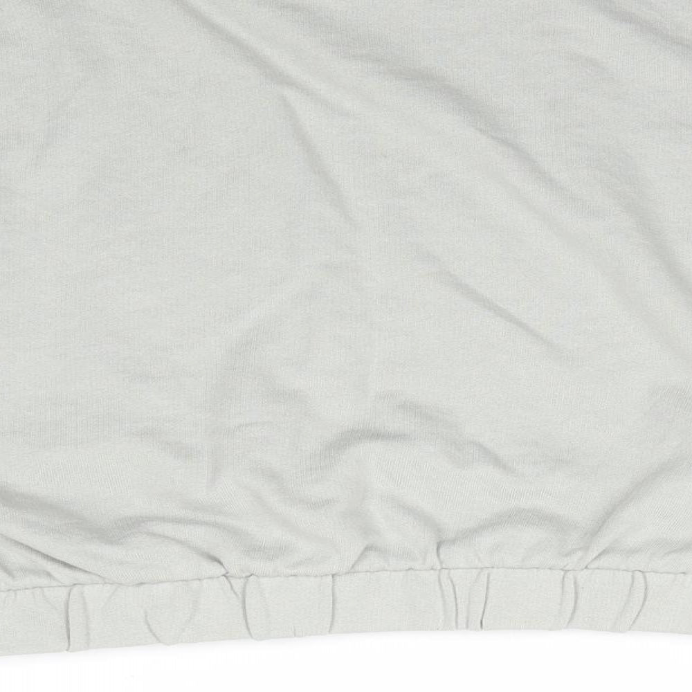 Zara Womens Green  Cotton Pullover Sweatshirt Size 14   - Pale Sage Green