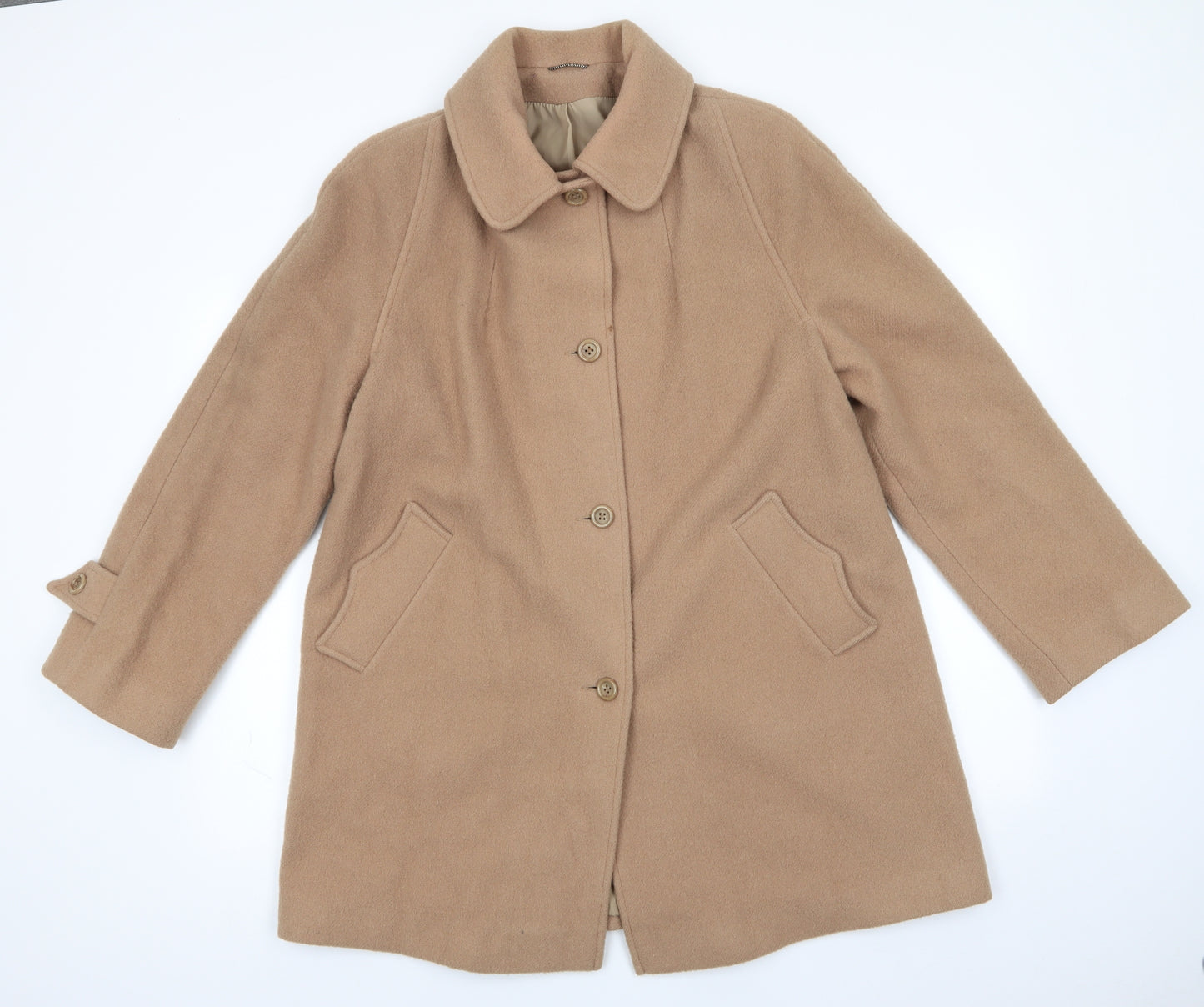 Murray Brothers Womens Beige   Overcoat Coat Size 18   - Camel in Colour