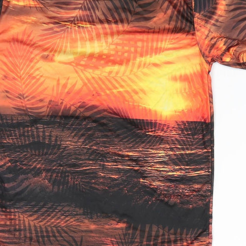 Sonneti London Boys Multicoloured  Polyester Basic T-Shirt Size 12-13 Years Round Neck  - Beach Sunset Scene