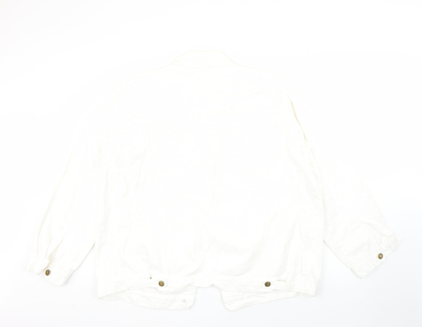 Preworn Womens White   Jacket  Size 22  Button