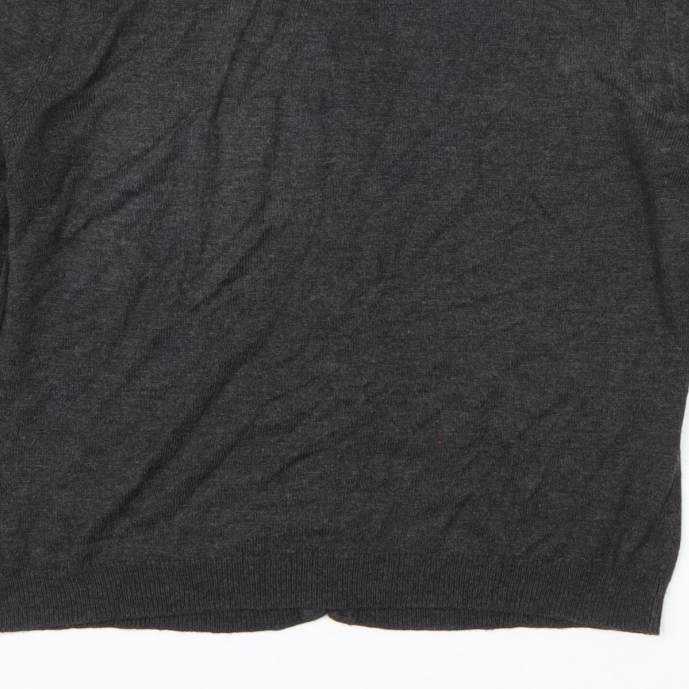 Atmosphere Womens Grey Round Neck  Polyester Cardigan Jumper Size 12