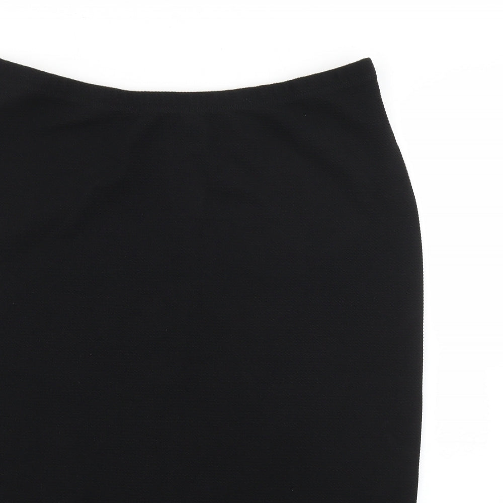 Papaya Womens Black  Polyester Straight & Pencil Skirt Size 20