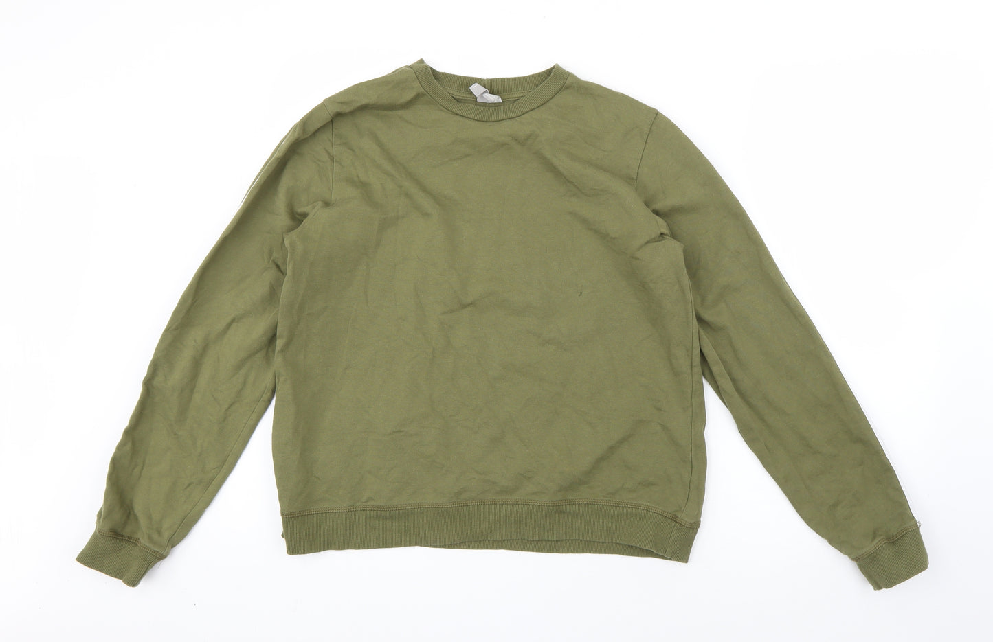 ASOS Womens Green  Cotton Pullover Sweatshirt Size 12