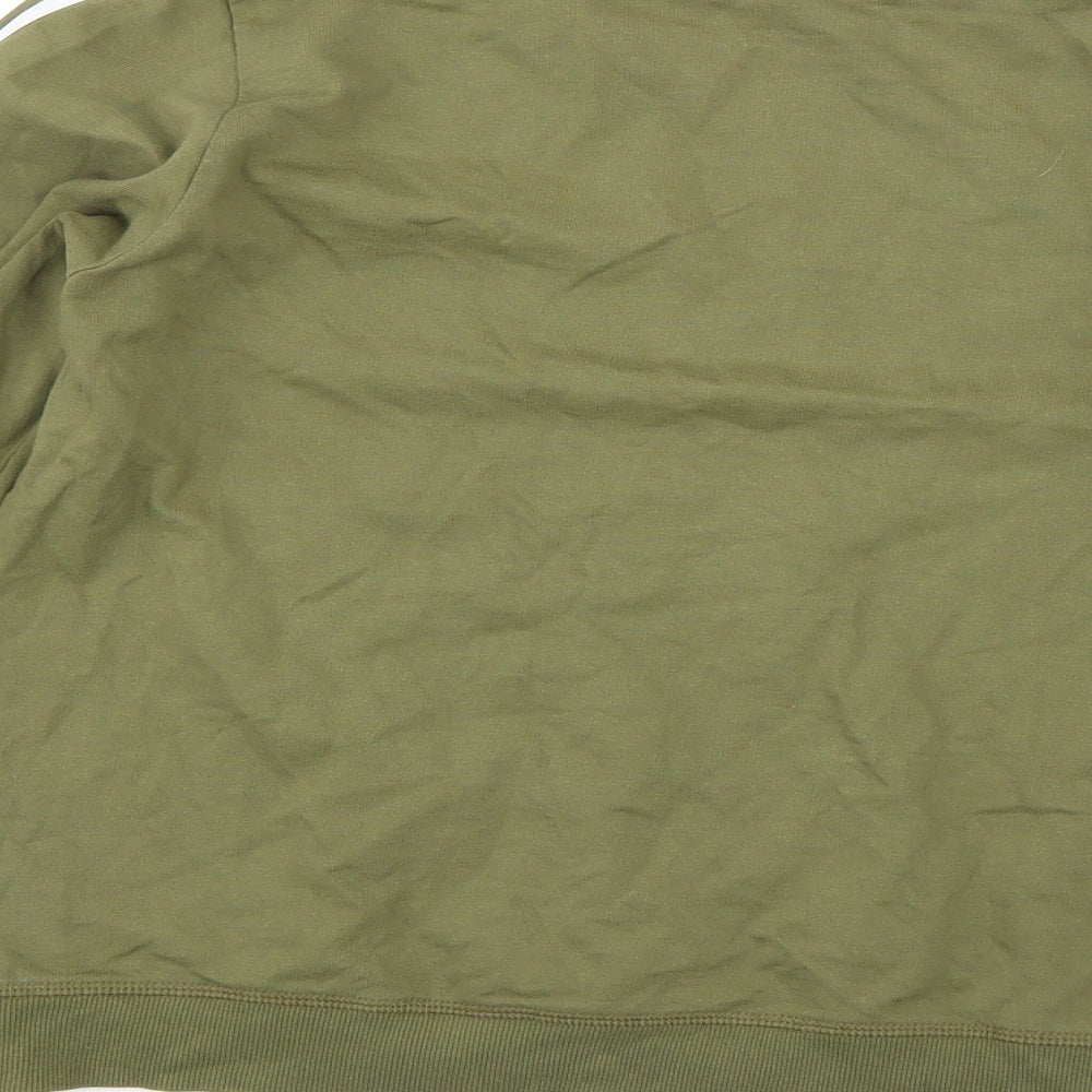 ASOS Womens Green  Cotton Pullover Sweatshirt Size 12