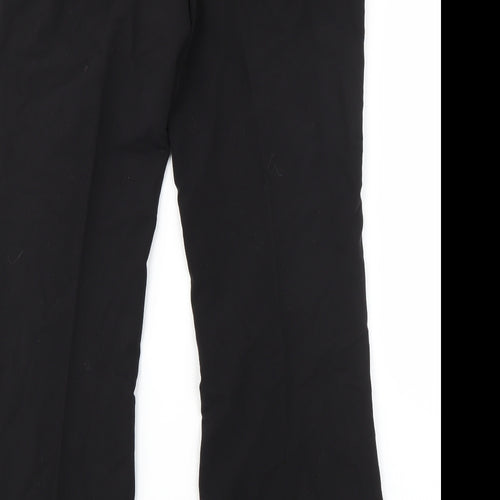 Dorothy Perkins Womens Black  Viscose Dress Pants Trousers Size 10 L26 in Regular