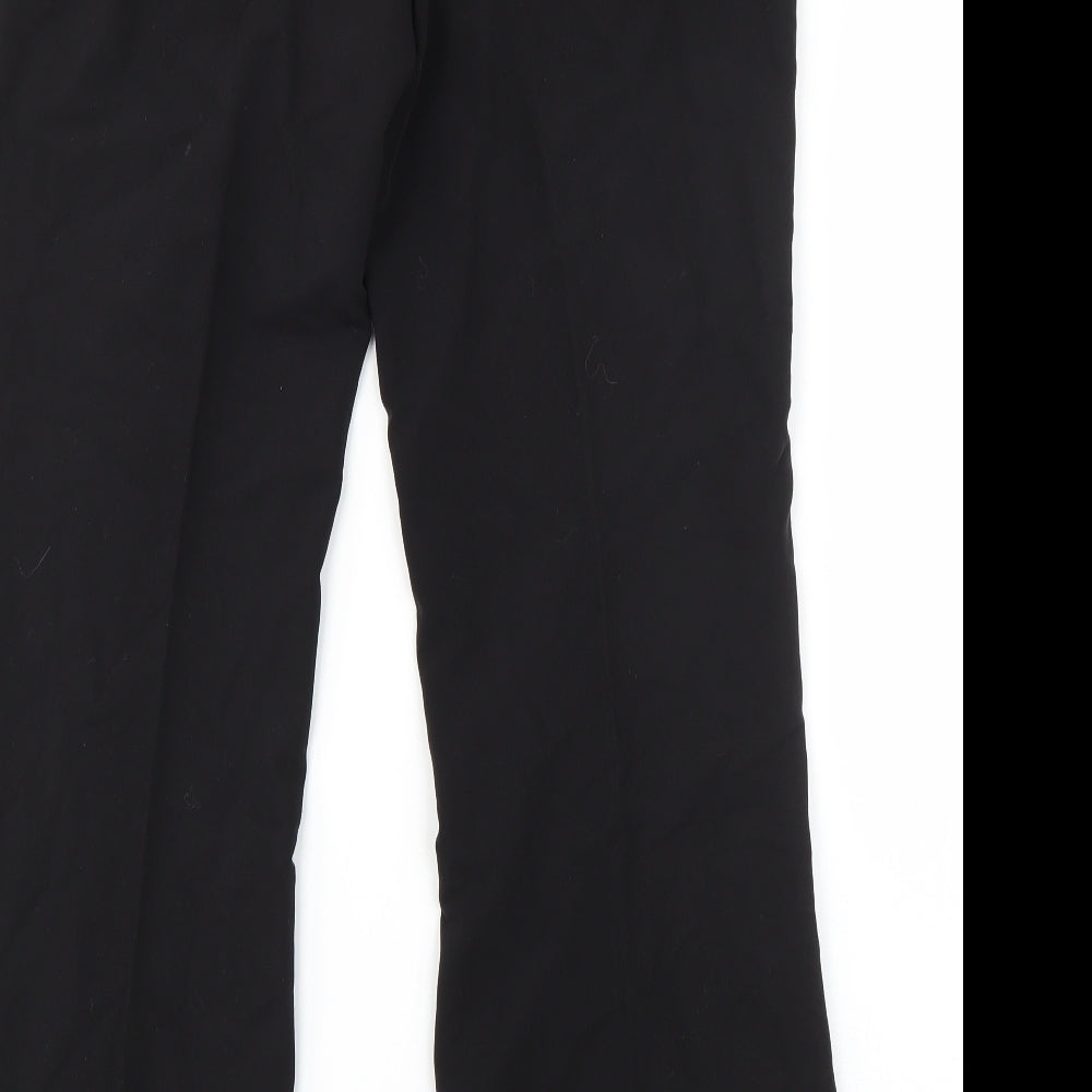Dorothy Perkins Womens Black  Viscose Dress Pants Trousers Size 10 L26 in Regular