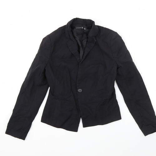 Atmosphere Womens Black   Jacket Blazer Size 10  Button
