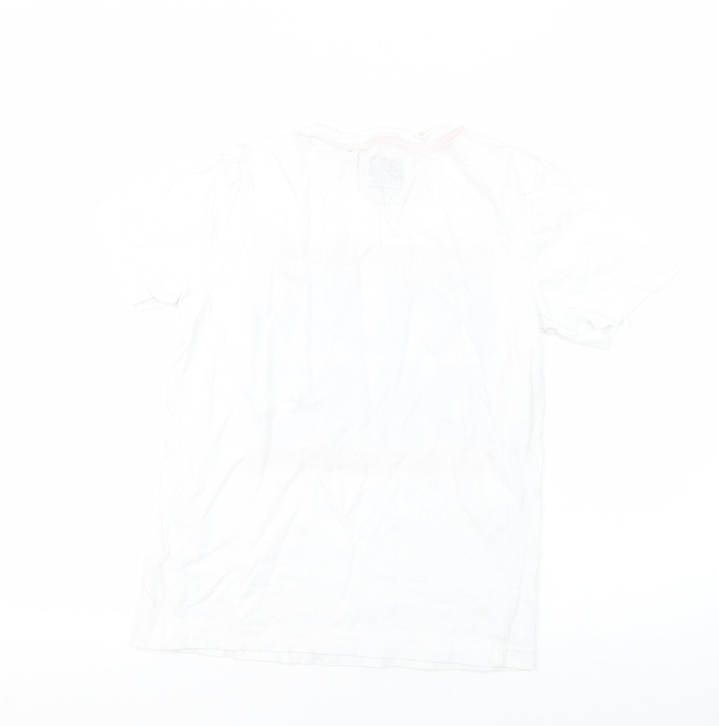 RUN DMC Boys White  Cotton Basic T-Shirt Size 8-9 Years Round Neck  - RUN DMC