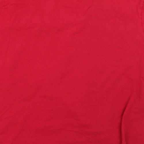 Love Yours Womens Red  Cotton  Pyjama Top Size 28   - christmas birds