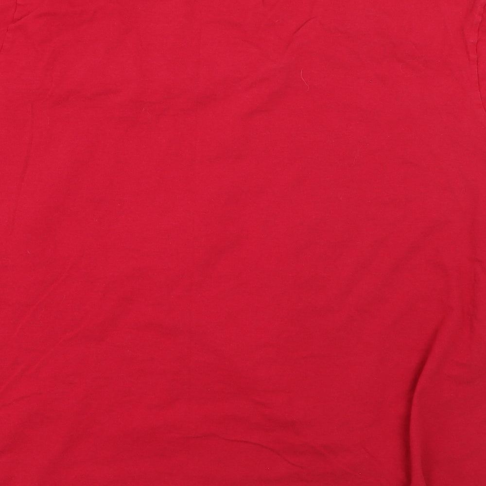 Love Yours Womens Red  Cotton  Pyjama Top Size 28   - christmas birds
