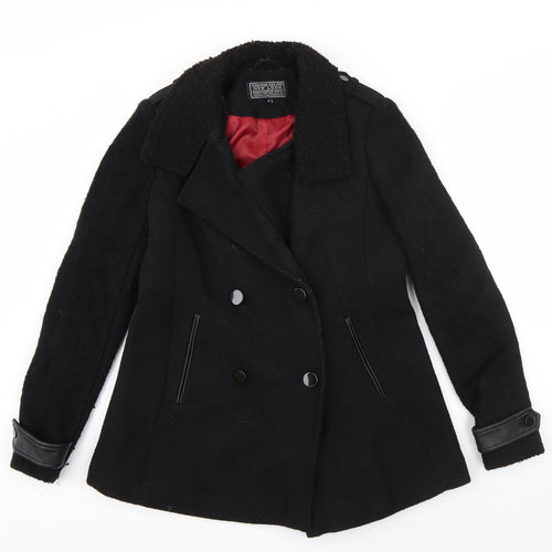 New Look Womens Black   Jacket Coat Size 10