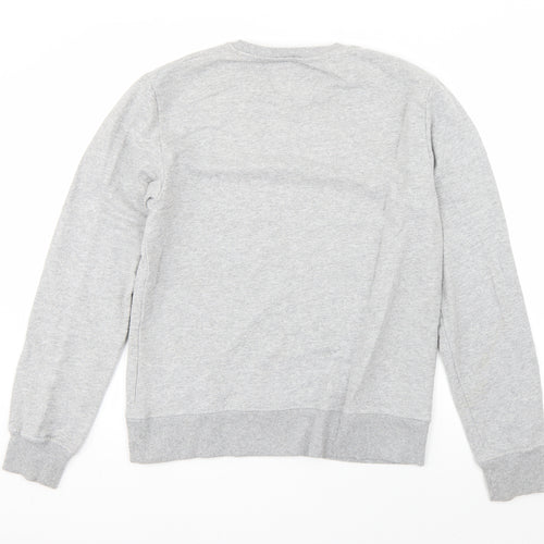 Cedar Wood State Mens Grey  Polyester Pullover Sweatshirt Size M