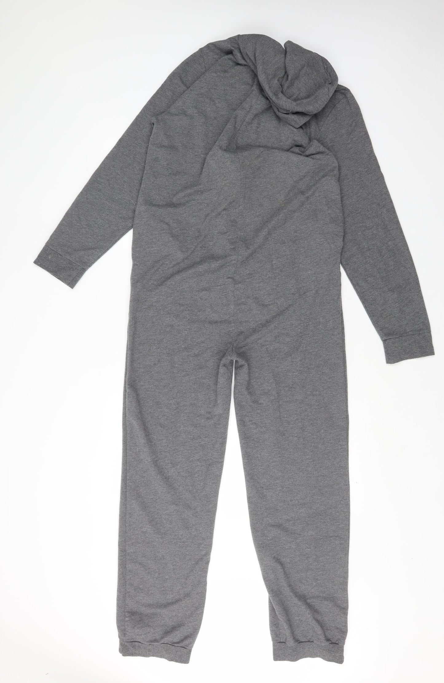 Demo Boys Grey Argyle/Diamond Polyester  One Piece Size 15-16 Years