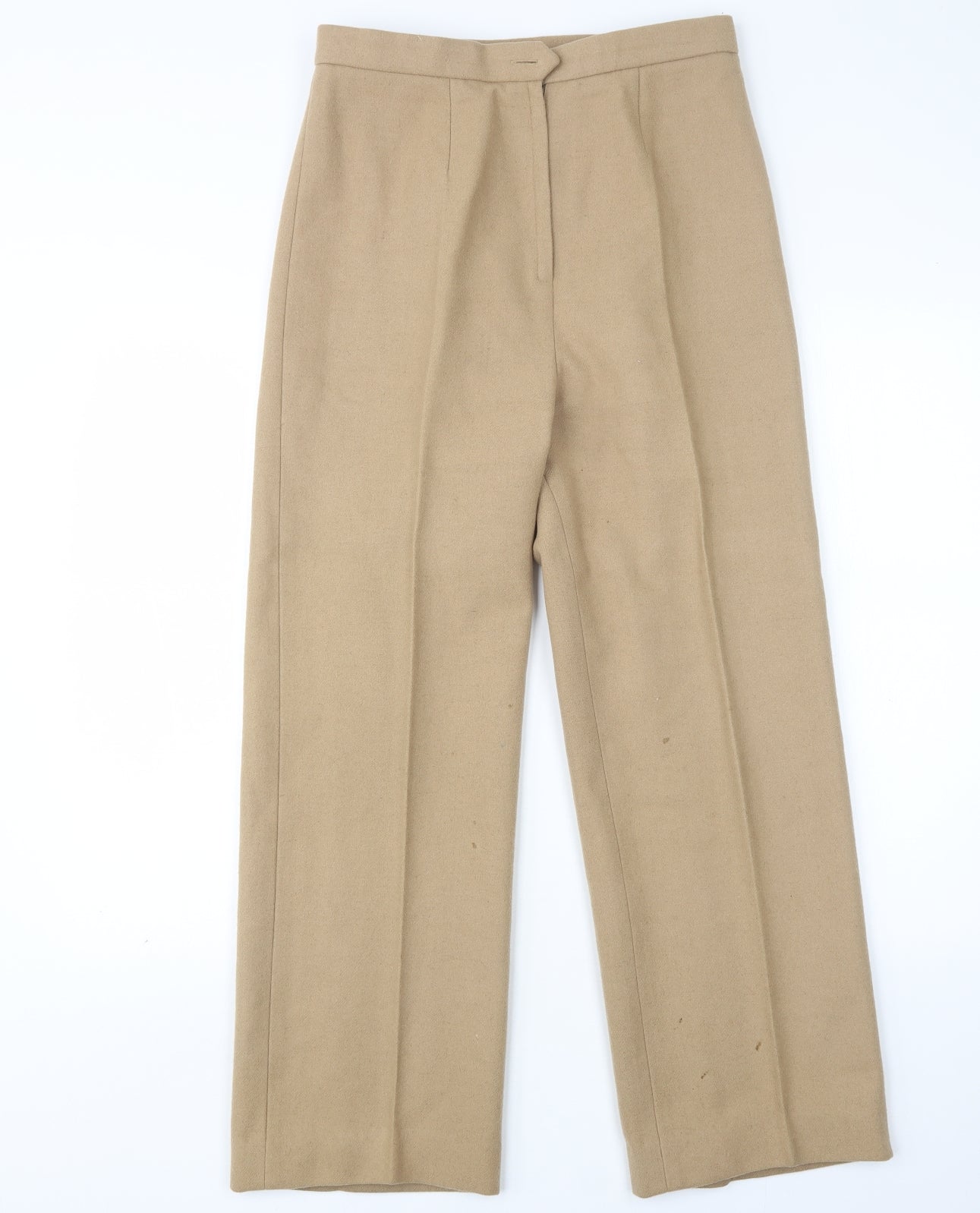Dereta Womens Beige  Wool Trousers  Size 16 L28 in Regular