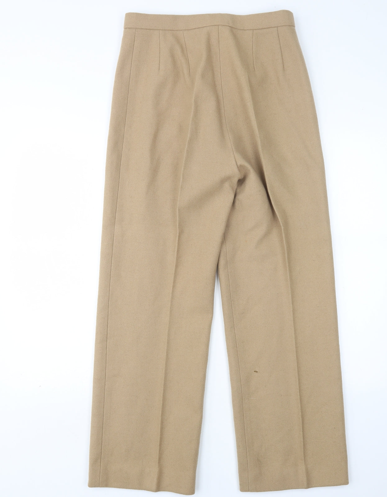 Dereta Womens Beige  Wool Trousers  Size 16 L28 in Regular