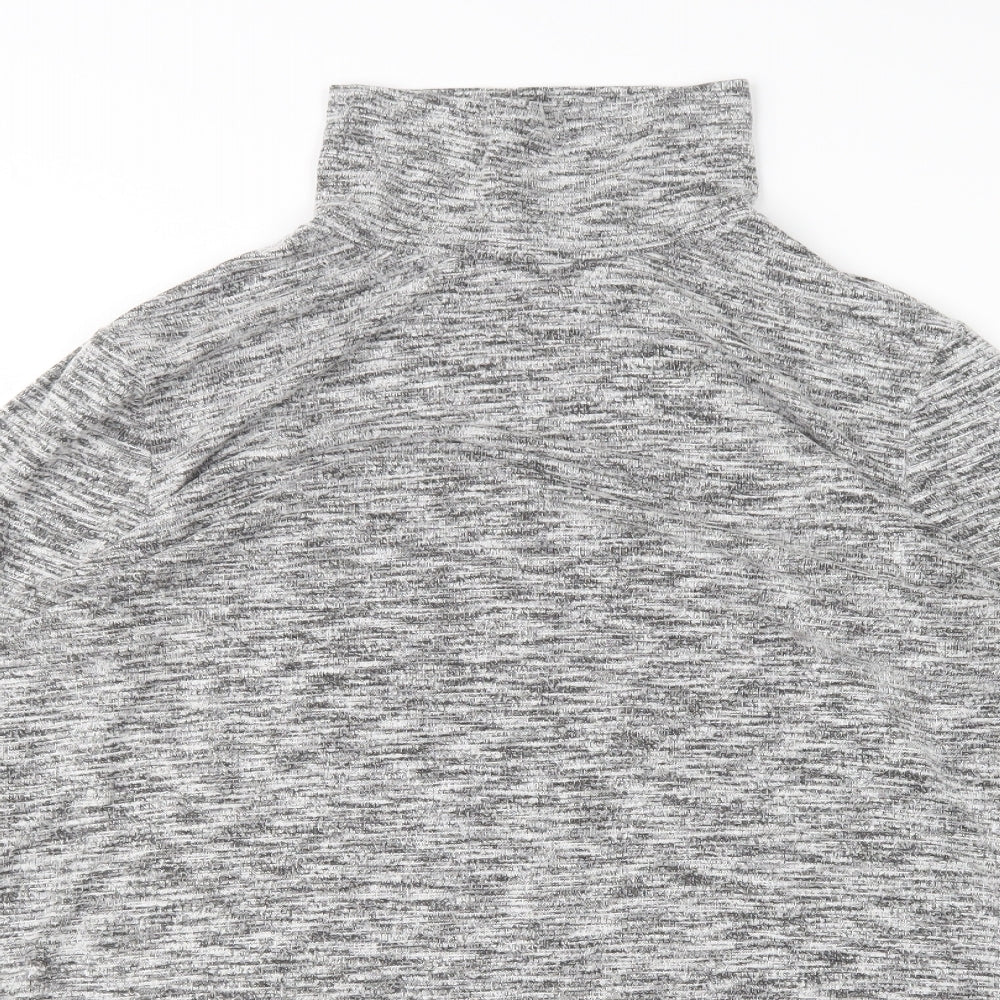 F&F Womens Grey  Viscose Jumper Dress  Size 22  High Neck
