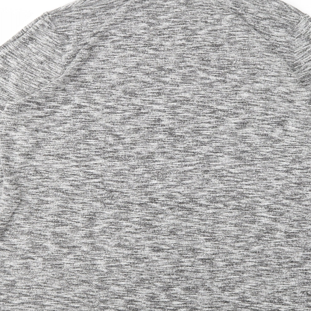 F&F Womens Grey  Viscose Jumper Dress  Size 22  High Neck