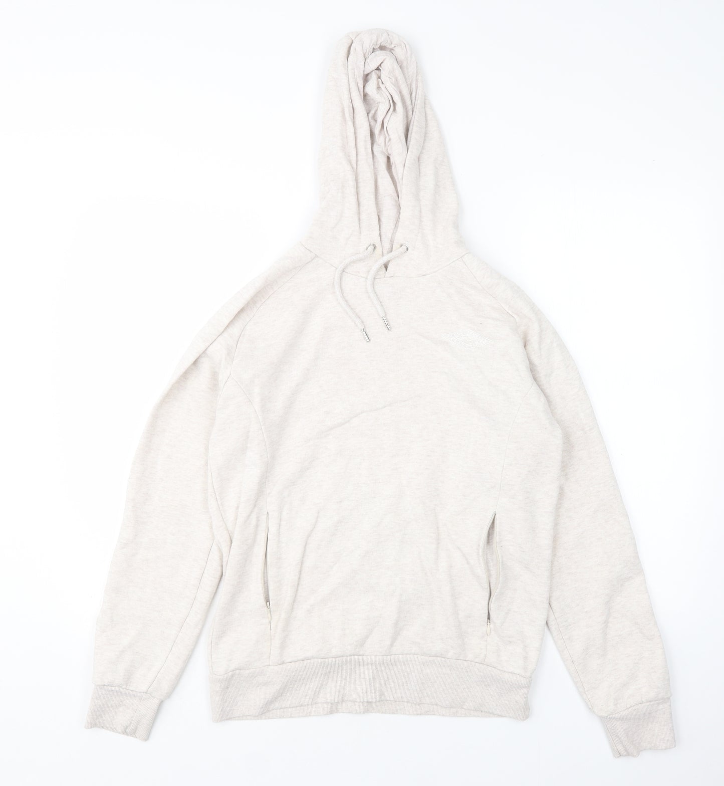 Primark Mens Beige  Cotton Pullover Hoodie Size XS