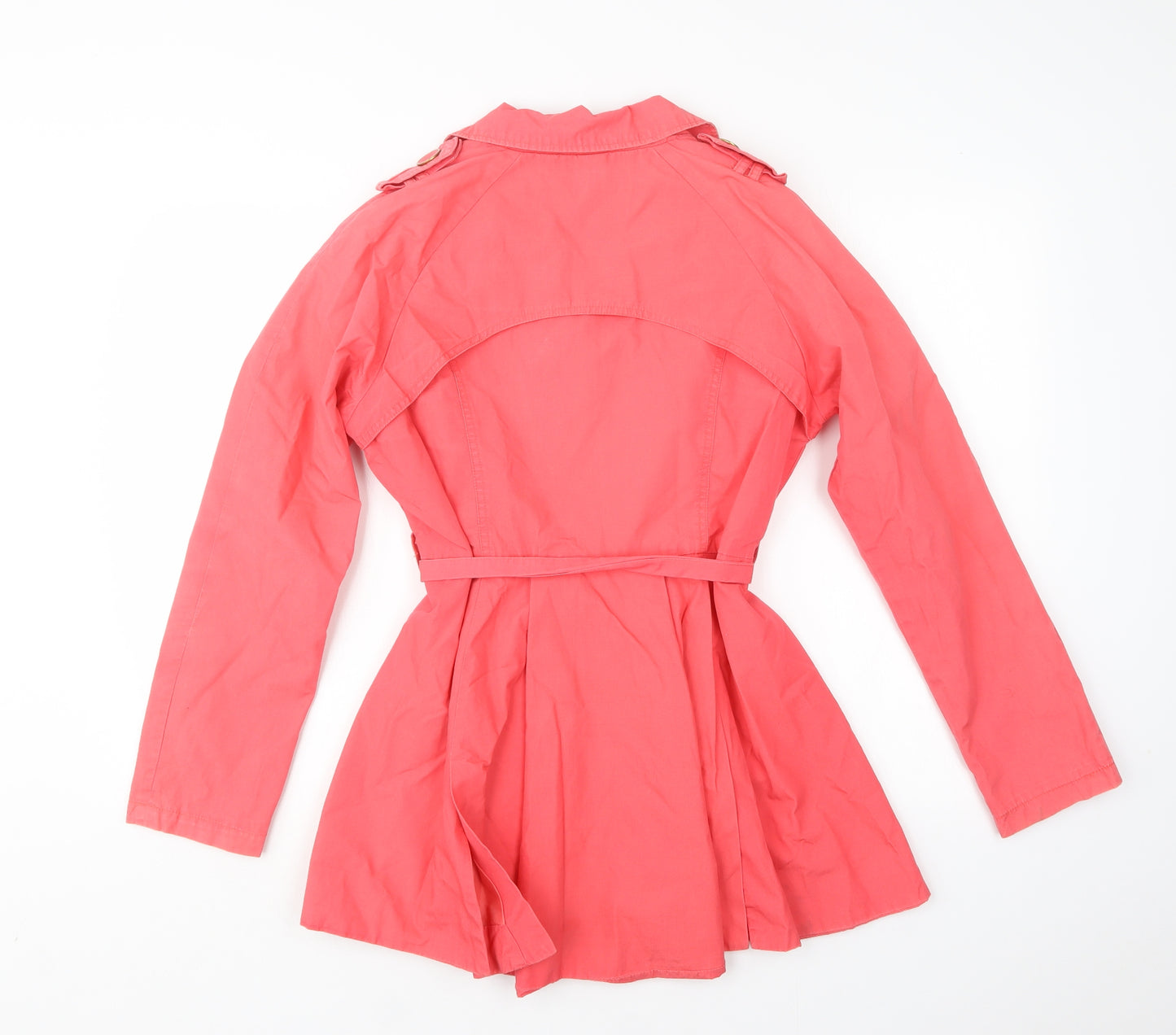 Red Herring Womens Pink   Overcoat Coat Size 12