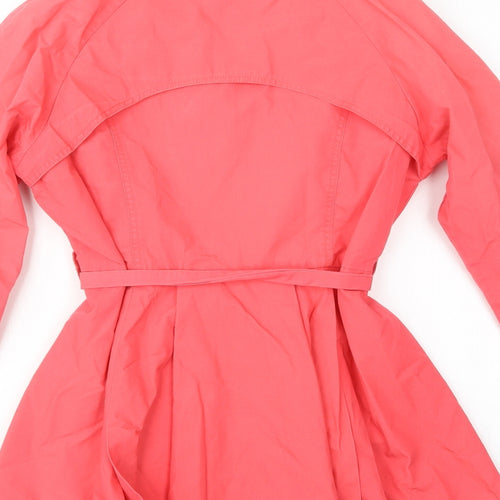 Red Herring Womens Pink   Overcoat Coat Size 12