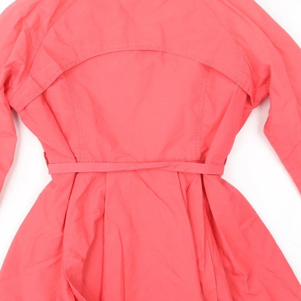 Red Herring Womens Pink   Overcoat Coat Size 12