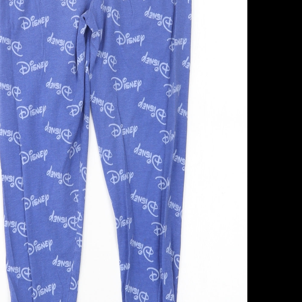 Primark Womens Blue  Cotton  Pyjama Pants Size S   - Disney