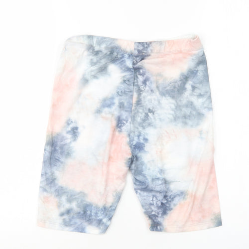 Papaya Womens Multicoloured  Polyester Biker Shorts Size 10 L8 in Regular
