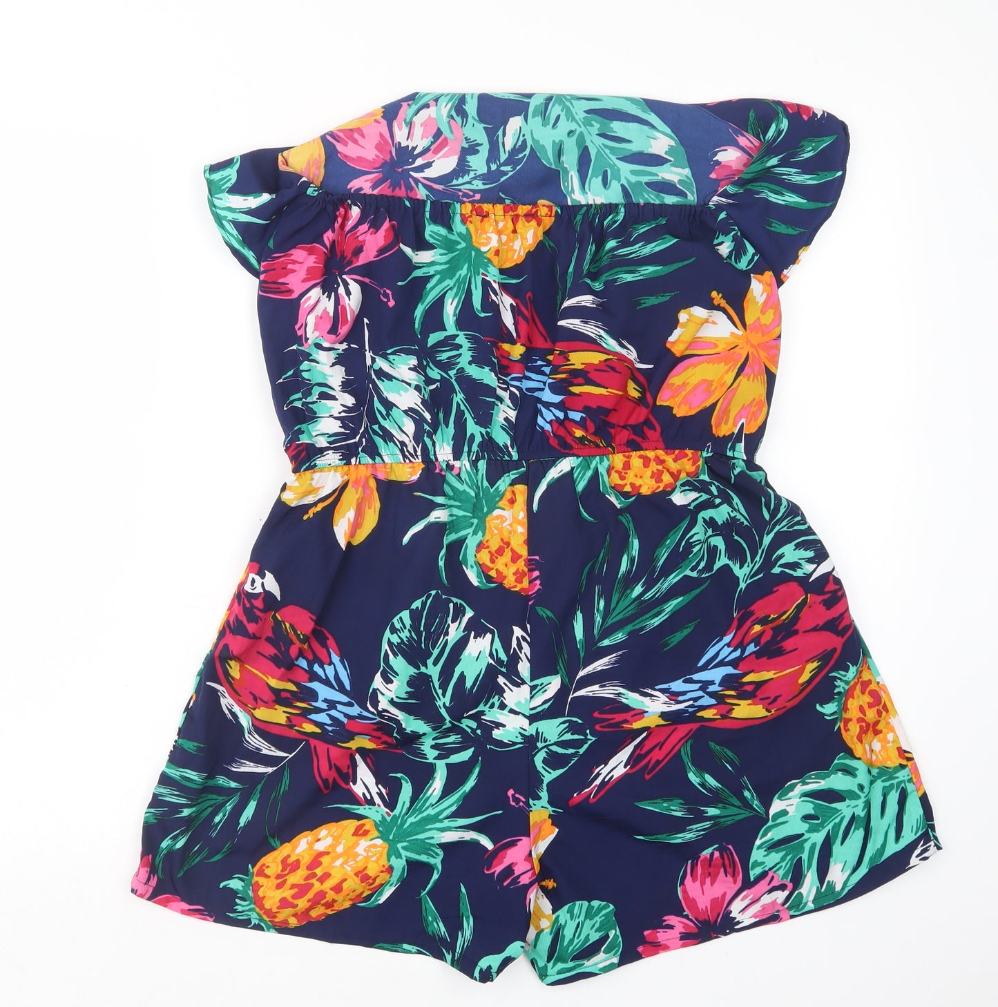 Atmosphere Womens Multicoloured Floral Polyester Playsuit One-Piece Size 14