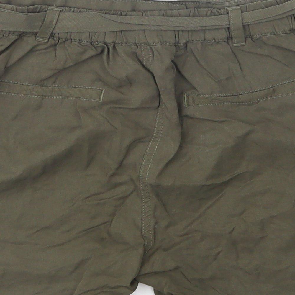 New Look  Womens Green  Lyocell Chino Shorts Size 12 L6 in Regular