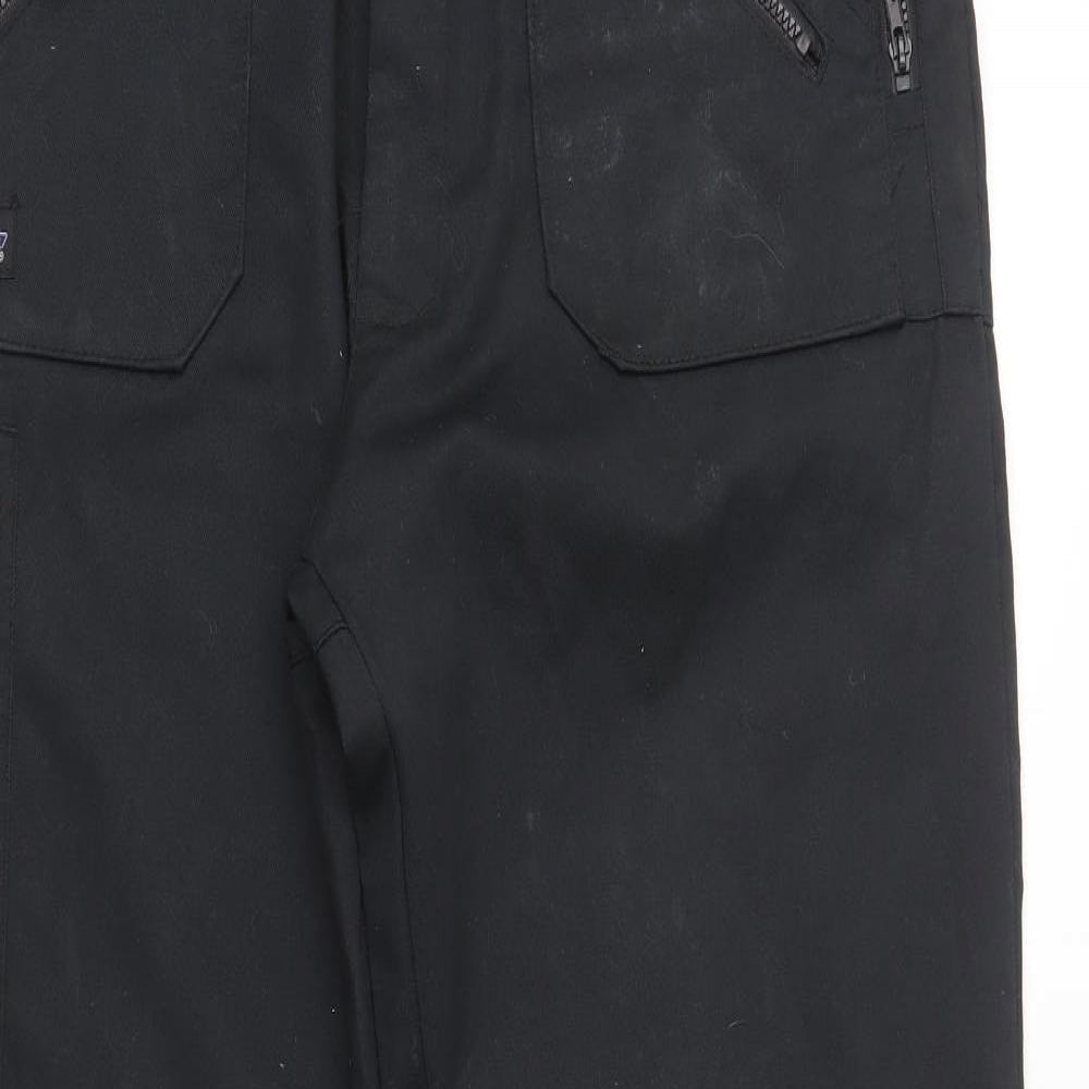 Dickies Mens Black  Polyester Cargo Trousers Size 38 L34 in Regular  - work trousers