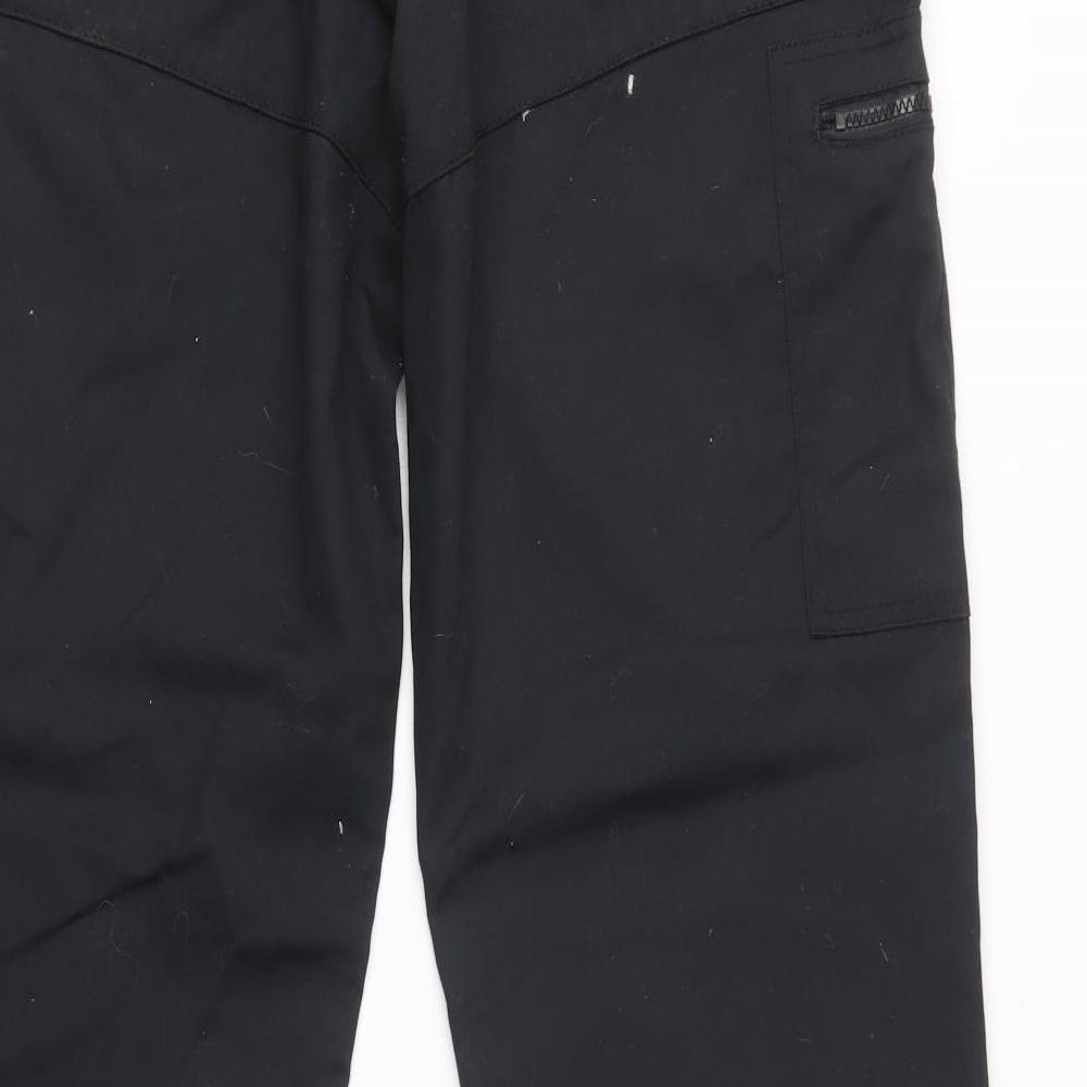 Dickies Mens Black  Polyester Cargo Trousers Size 38 L34 in Regular  - work trousers