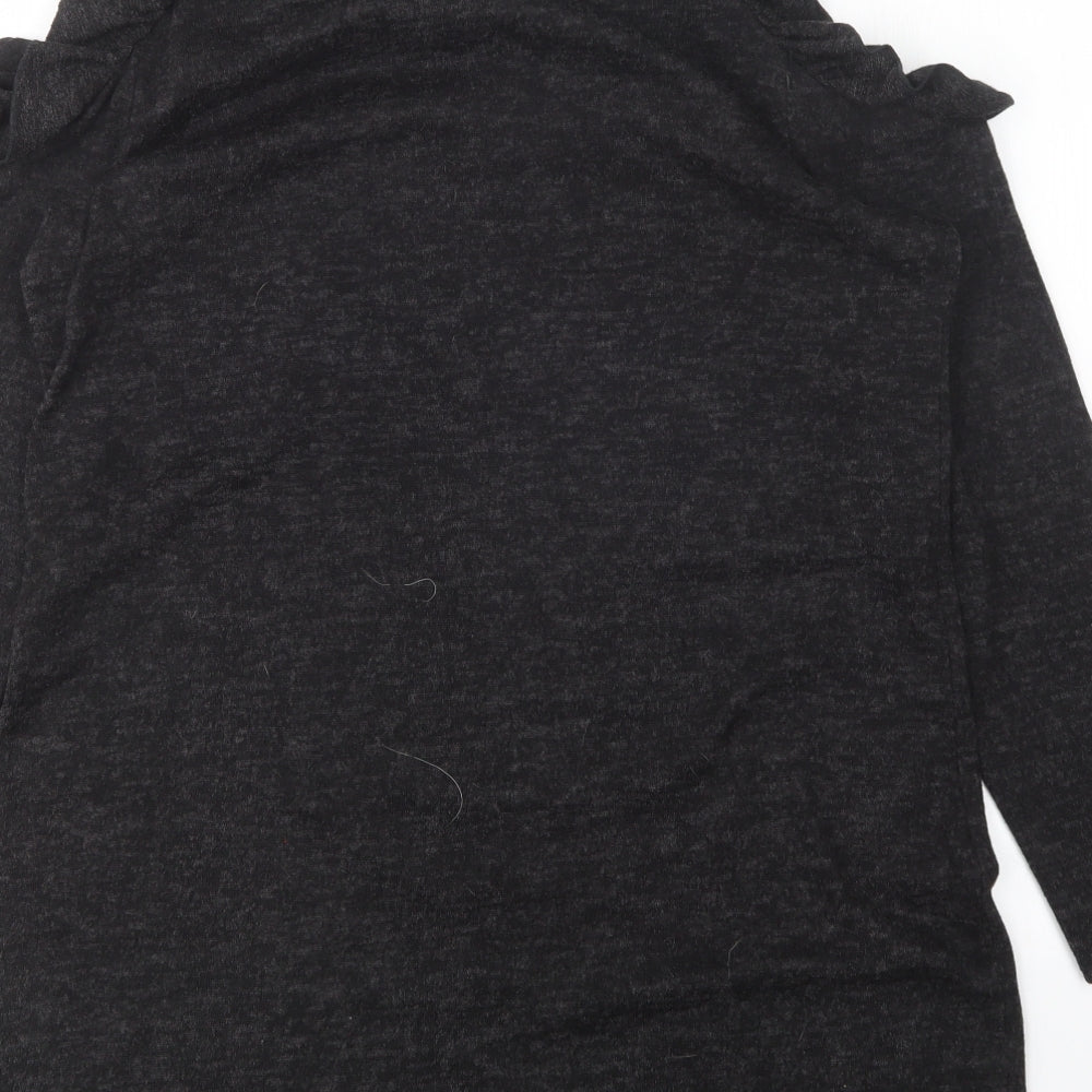 George Womens Grey  Polyester Jumper Dress  Size 14  Round Neck