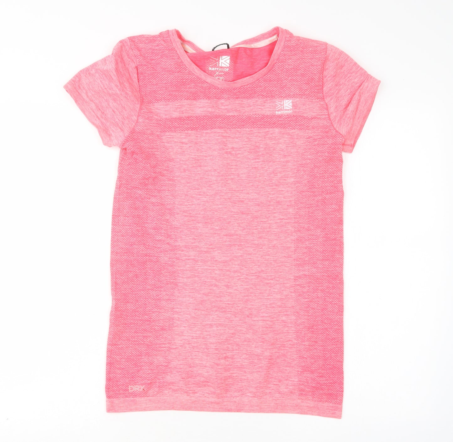 Karrimor Womens Pink  Polyester Basic T-Shirt Size 12 Round Neck