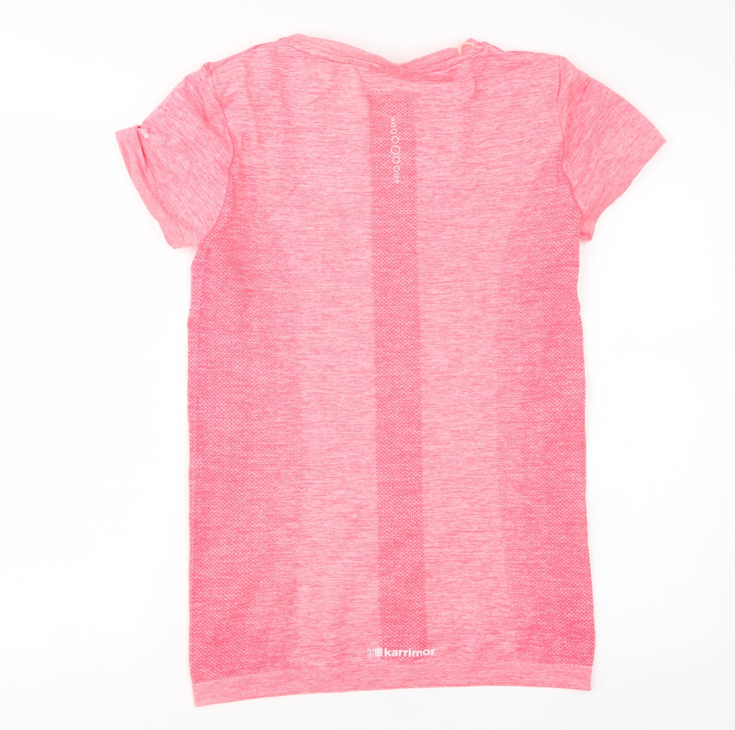 Karrimor Womens Pink  Polyester Basic T-Shirt Size 12 Round Neck
