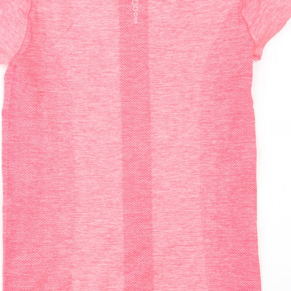 Karrimor Womens Pink  Polyester Basic T-Shirt Size 12 Round Neck