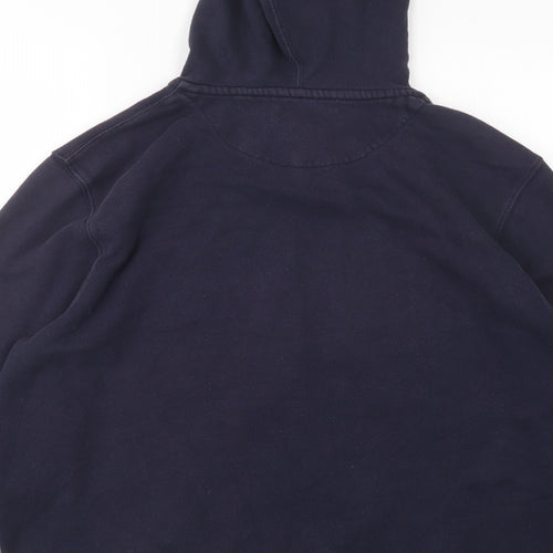 Matalan Mens Blue  Cotton Full Zip Hoodie Size 2XL