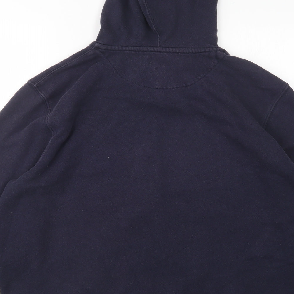 Matalan Mens Blue  Cotton Full Zip Hoodie Size 2XL