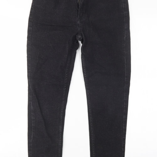 M&S Womens Black  Cotton Skinny Jeans Size 10 L25 in Regular