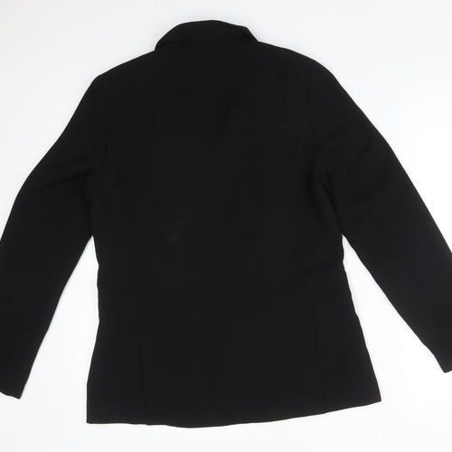New Look Womens Black  Polyester Jacket Suit Jacket Size 12