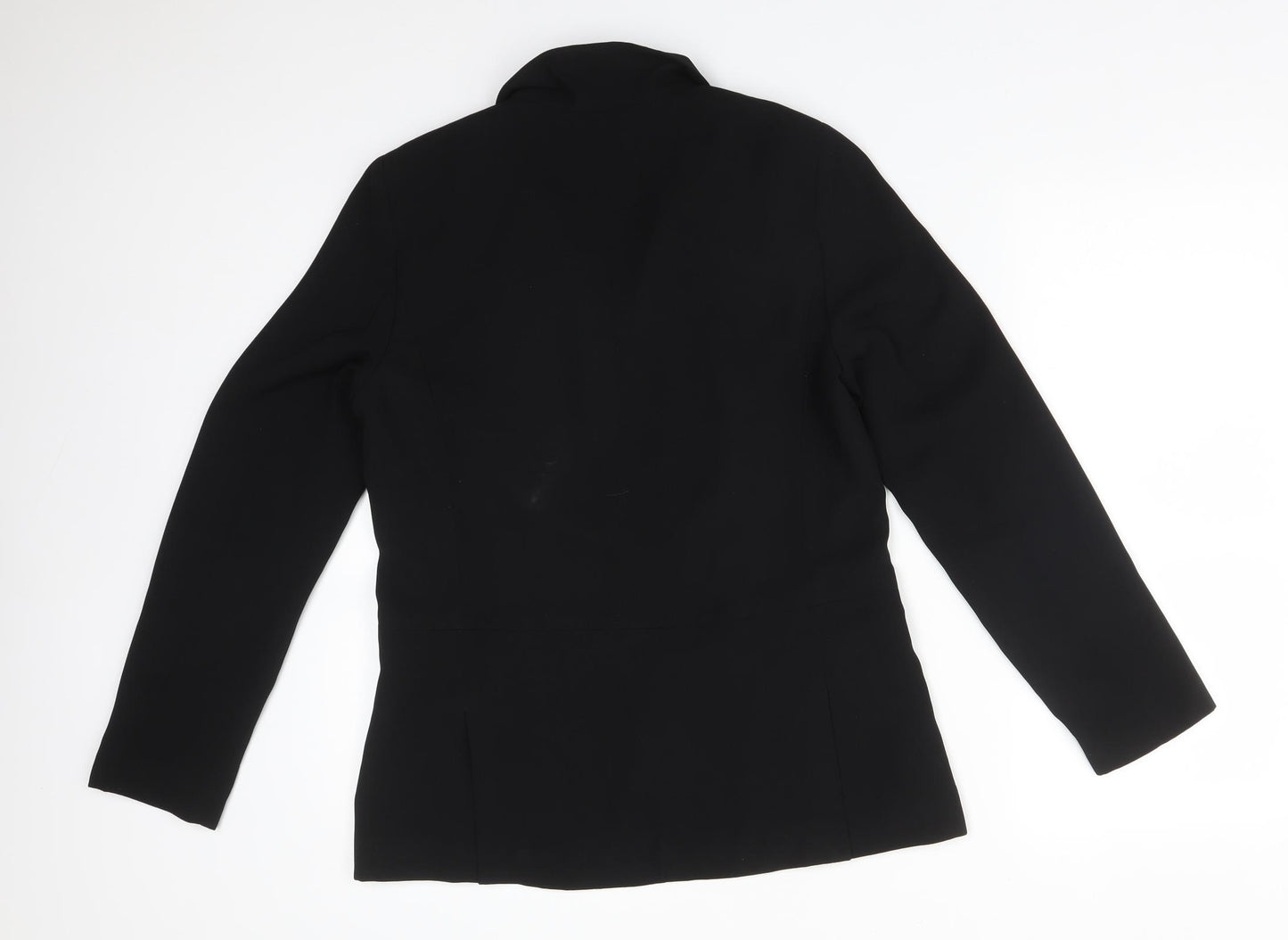 New Look Womens Black  Polyester Jacket Suit Jacket Size 12