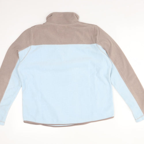 Active Womens Multicoloured High Neck  Polyester Pullover Jumper Size 14