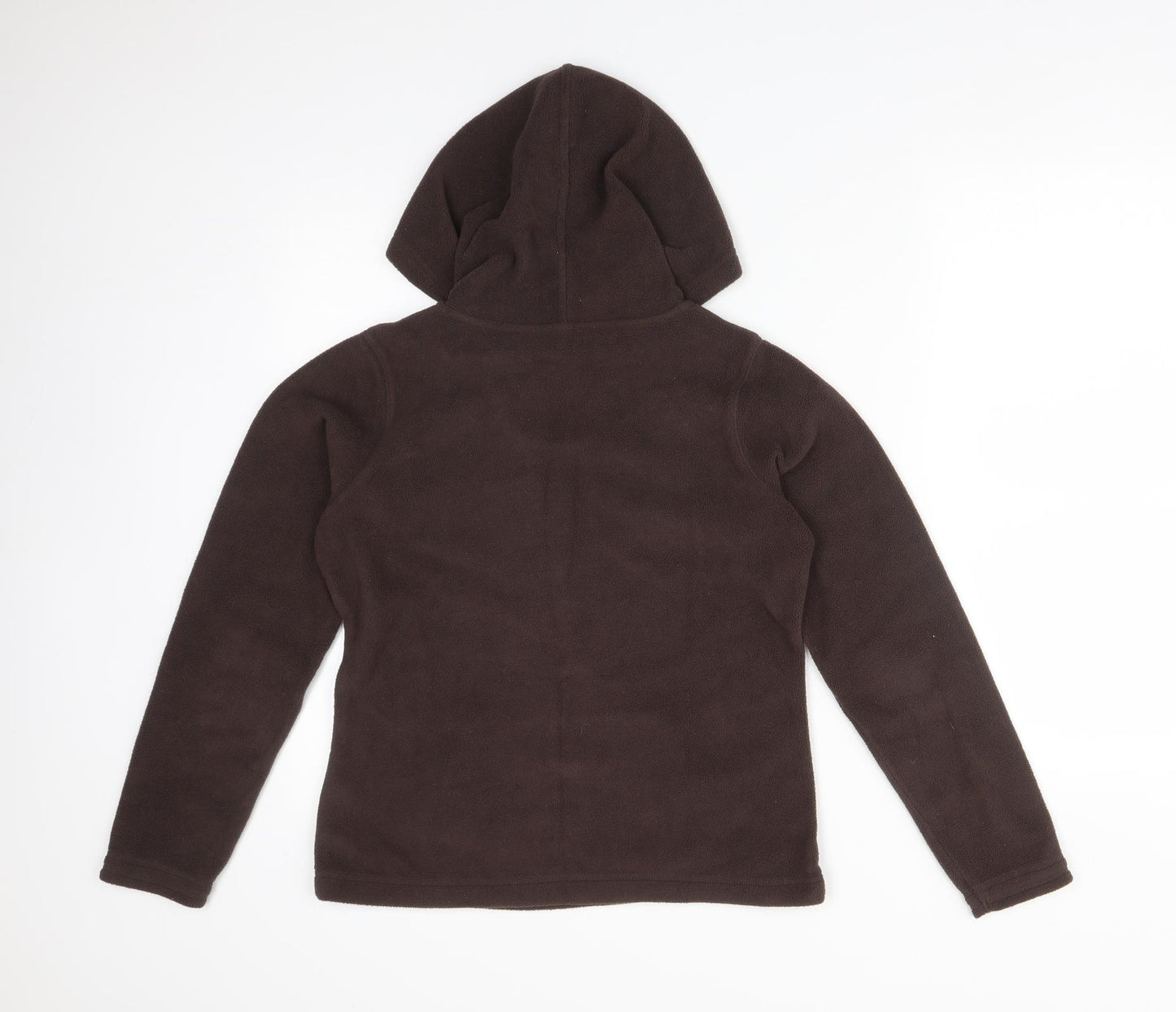 E-vie Womens Brown  Cotton Pullover Hoodie Size 12