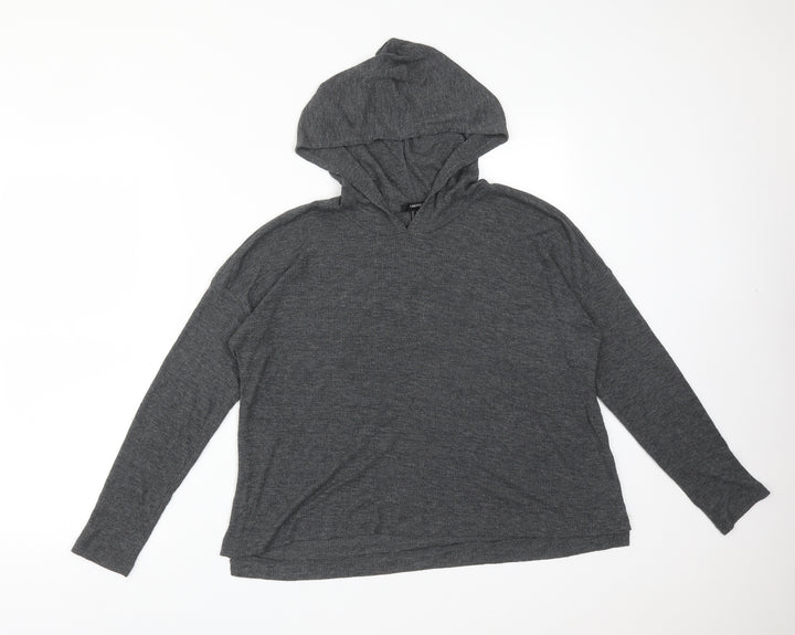 FOREVER 21 Womens Grey   Pullover Hoodie Size S