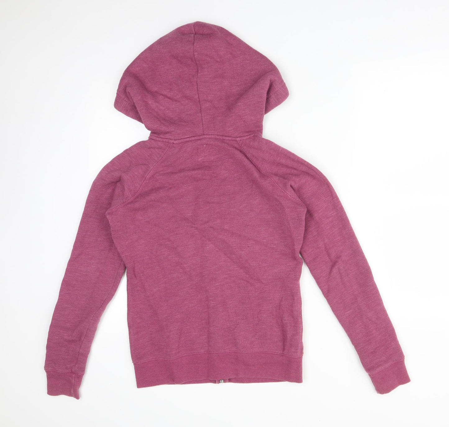 Jack Wills Womens Purple  Cotton Full Zip Hoodie Size 8
